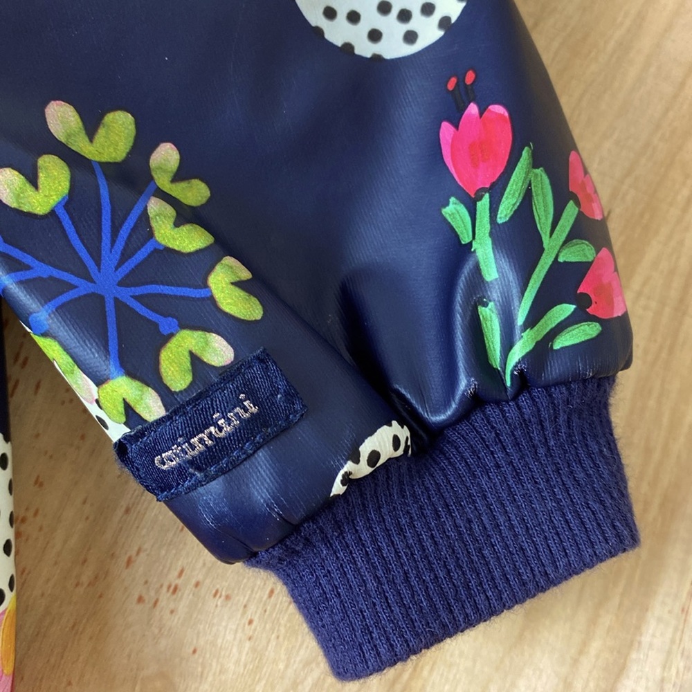 Catimini Alessio Floral Print Raincoat / Jacket. Size 18 Months - Picture 8 of 8